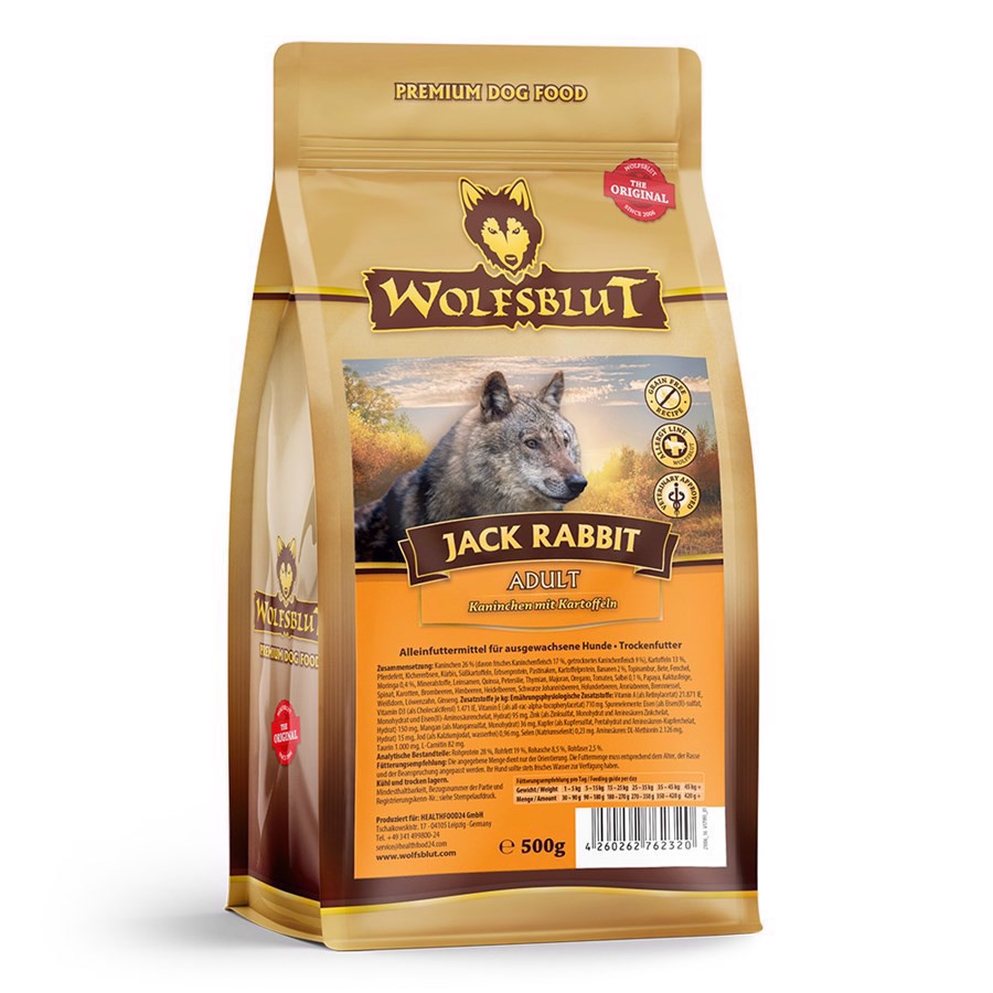 Wolfsblut Jack Rabbit Adult Med Kanin 400g