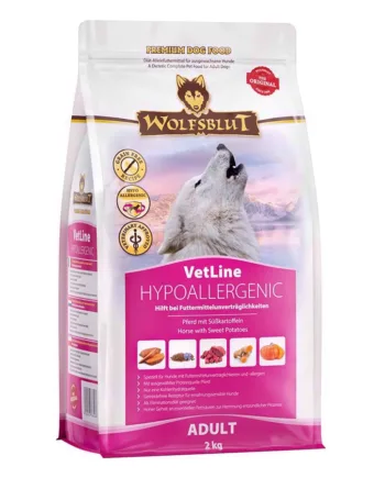 Wolfsblut Vetline Hypoallergenic Til Foderintolerance    Kg