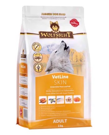 Wolfsblut Vetline Skin   Coat Til Hudproblematikker    Kg