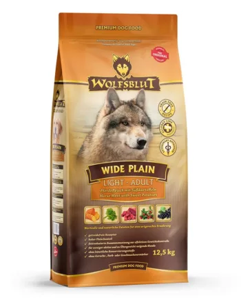 Wolfsblut Wide Plain Light Adult  Med Hest  12   Kg
