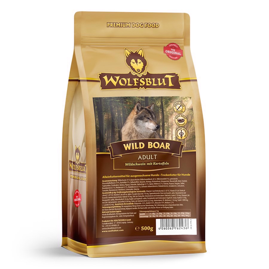Wolfsblut Wild Boar Adult Med Vildsvin 400g