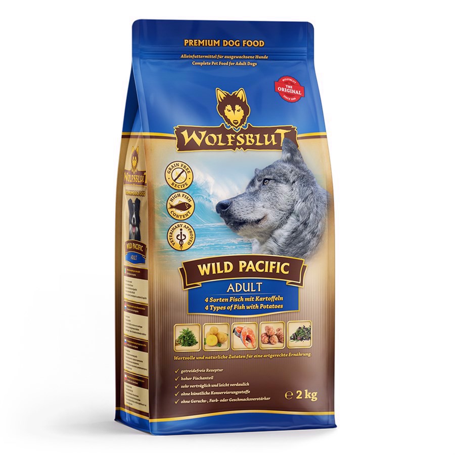Wolfsblut Wild Pacific Adult Med Fisk Kg