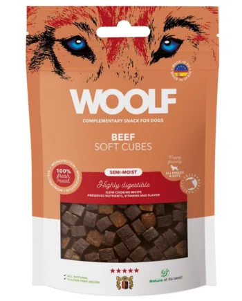 Woolf Soft Cubes Beef  100g