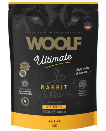 Woolf Ultimate Rabbit Semi-moist Hundefoder    Kg