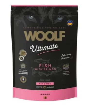 Woolf Ultimate Salmon Semi-moist Hundefoder    Kg