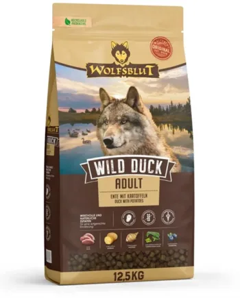 12   Kg  Wolfsblut Wild Duck Adult Storkøb Rabat