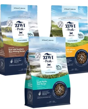 Ziwipeak Cat Steam   Dried Prøvepakke Luksusfoder      800g
