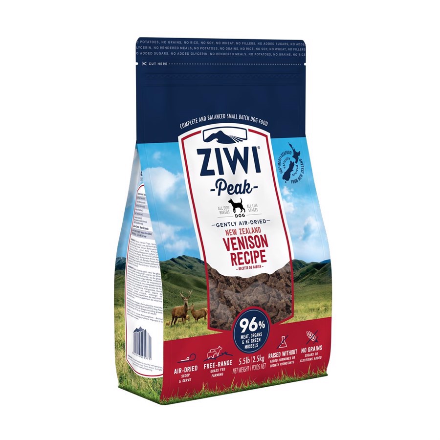 Ziwipeak Dog Air-dried Venison Tørret Kød Med Hjort Kg