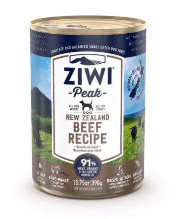 Ziwipeak Dog Beef Dåsemad  390g