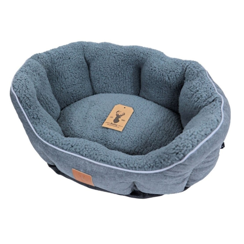 Boony Highland Hundeseng Grå Plys