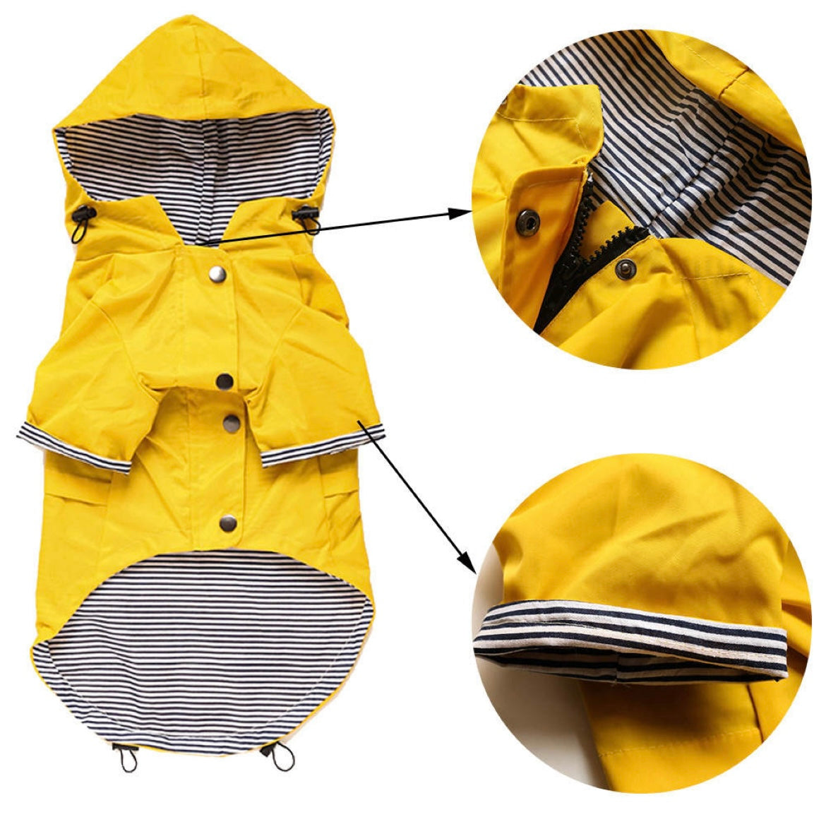 Den Gule Vind   Regnjakke Small