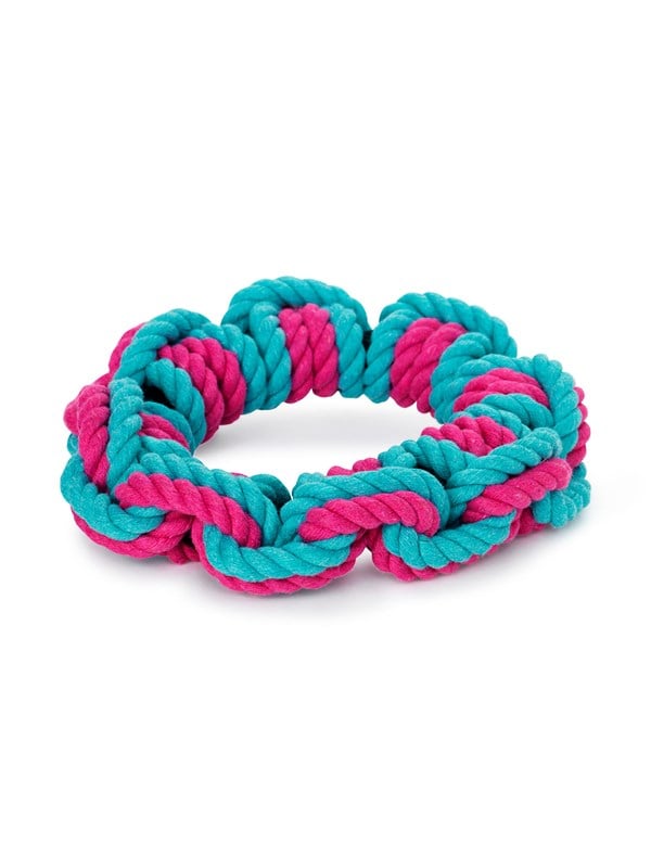 Dogman Hundelegetøj Lyserød Rebring 16cm