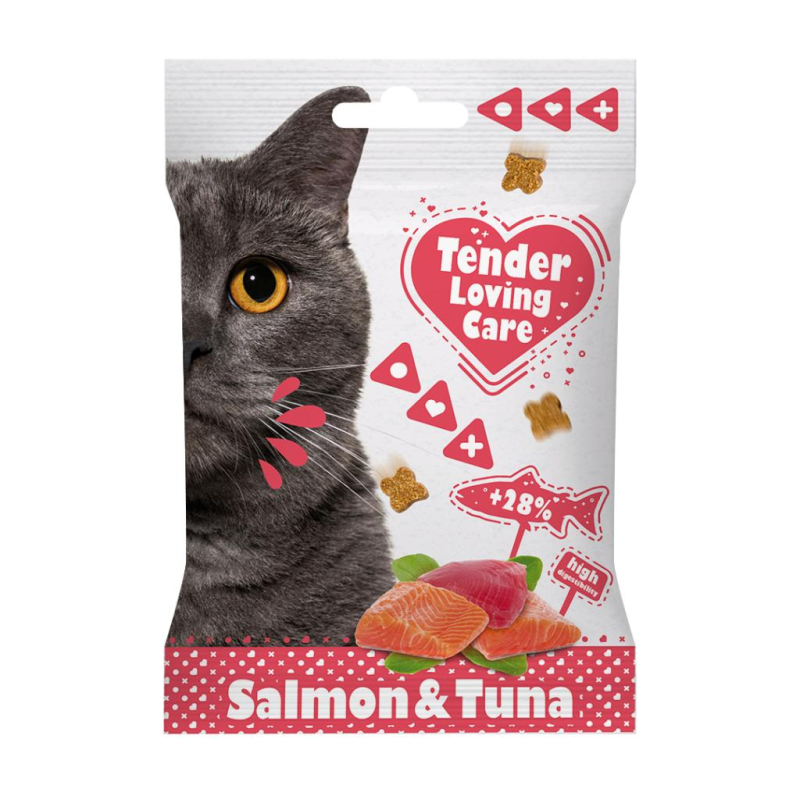 Tlc Soft Snack Med Laks Og Tun Til Katte 50 Gram