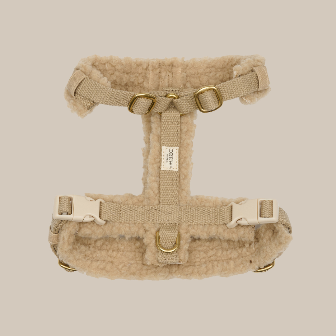 Beige   Blød   Justerbar Hundesele  Teddy  Xs