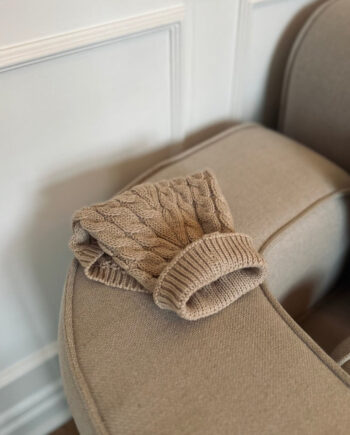 Hunde Striktrøje Beige Small   21-23cm