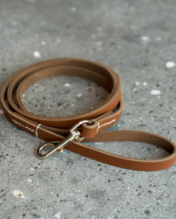 Hundesnor   Cognac Læder 140 Cm