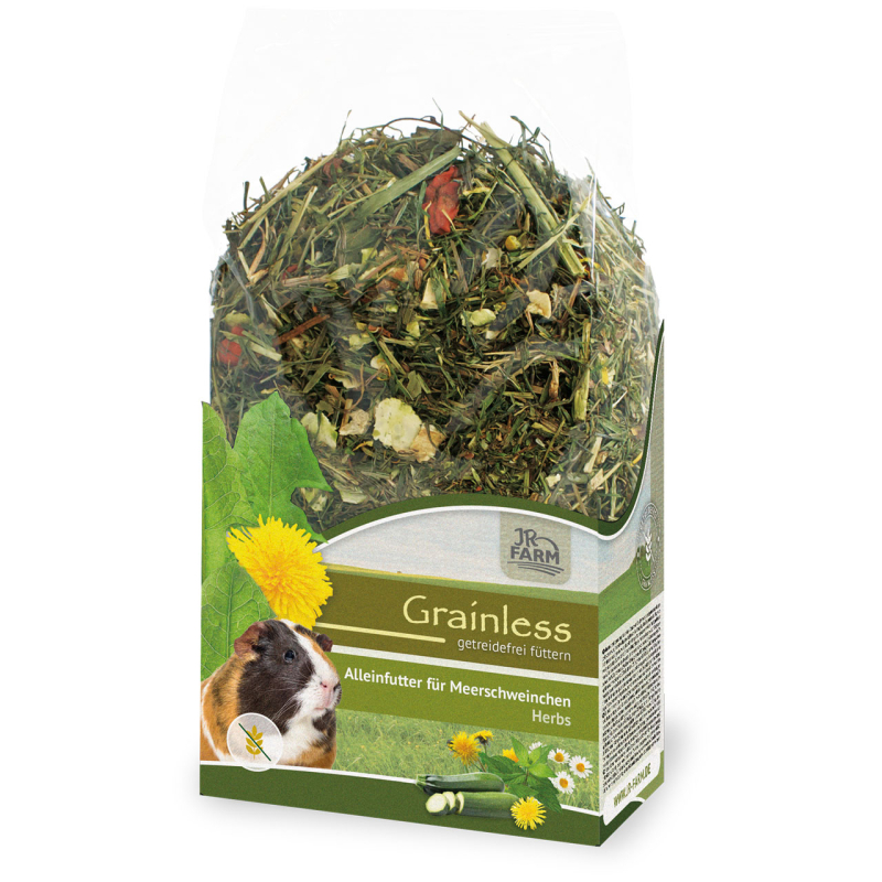 Jr Grainless Fuldfoderblanding    Urter Til Marsvin 400g