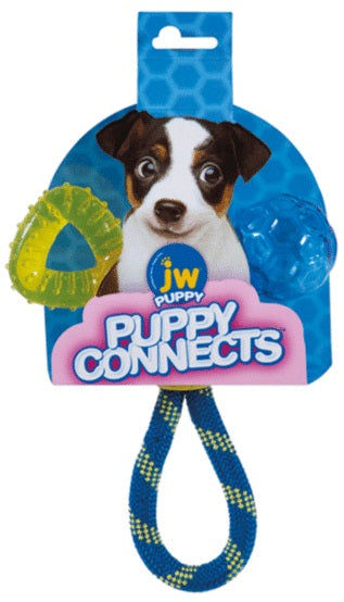 Whesco Jw Puppy Connects Hundelegetøj Reb Quot Quot Robust Gummi Spar Stort På Alt Til Dit Kæledyr Op Til 50