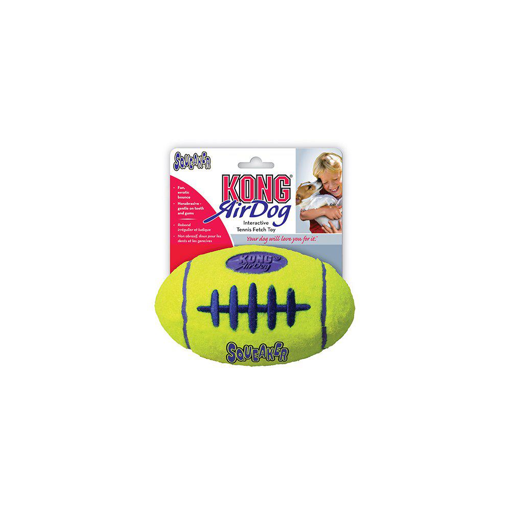 Imazo  Kong Airdog Squeakair Football   13x8cm Animals   Udstyr Til Kæledyr Spar Stort På Alt Til Dit Kæledyr Op Til 50