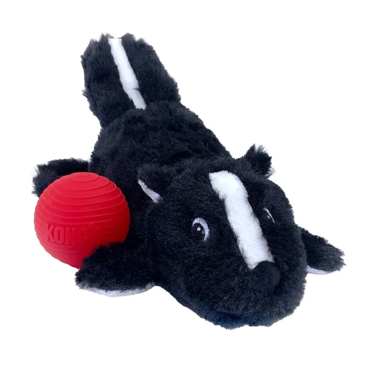 Imazo  Kong Cozie Pocketz Skunk    Legetøj Med Aftagelige Pivbold Hundelegetøj Plys Alt Til Hunden