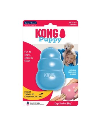 Kong Dog Toy Kong Puppy Large Assorted Colors   -pack