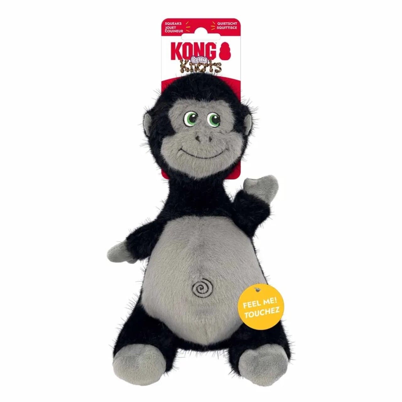Imazo  Kong Knots Belly Gorilla      Robust Og Sjov Gorilla Til Hunde Hundelegetøj Plys Spar Stort På Alt Til Dit Kæledyr Op Til 50