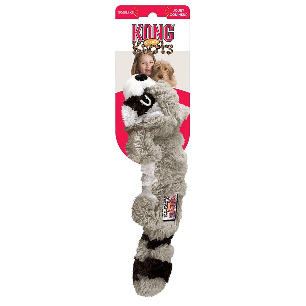 Imazo  Kong Scrunch Knots Racoons   26x6x5 Cm Hundelegetøj Hundelegetøj Plys Quot Quot Polyester Quot Quot Reb Spar Stort På Alt Til Dit Kæledyr Op Til 50