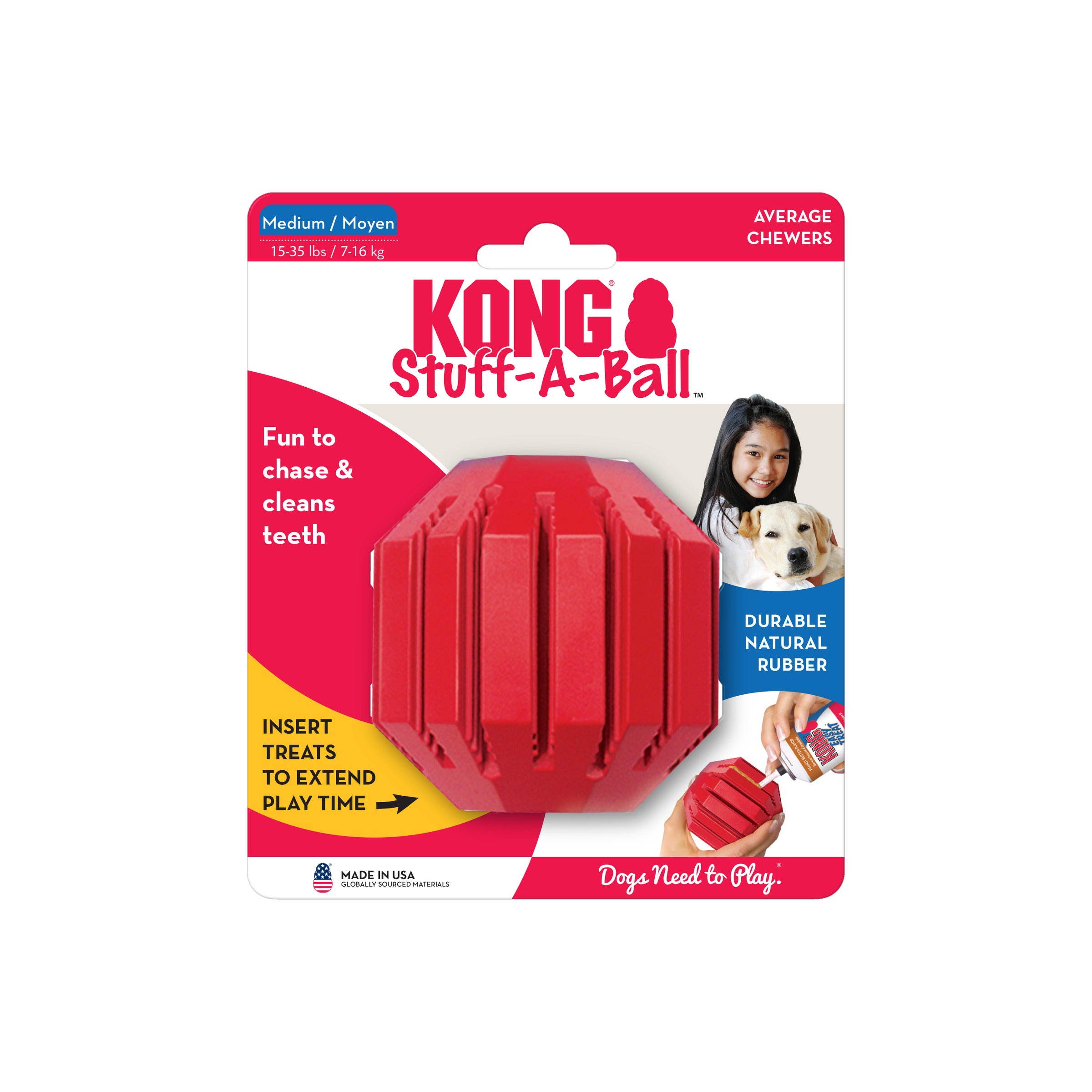 Imazo  Kong Stuff- -ball   Hundelegetøj Hundelegetøj Spar Stort På Alt Til Dit Kæledyr Op Til 50