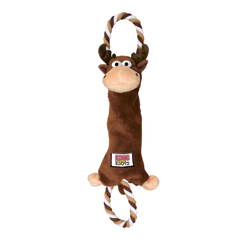 Imazo  Kong Tugger Knots Elg  Hundelegetøj     46cm Hundelegetøj Reb Quot Quot Polyester Quot Quot Plys Alt Til Hunden