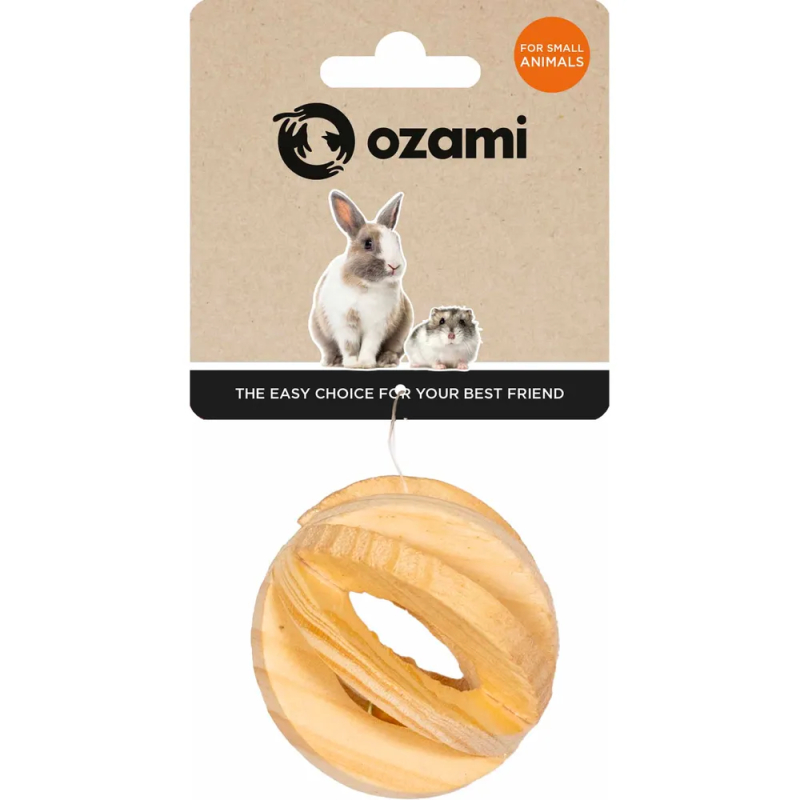 Ozami Trækugle   Cm  Naturligt Legetøj Til Smådyr