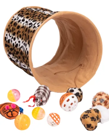 Party Pets Kattetunnel Med Legetøj