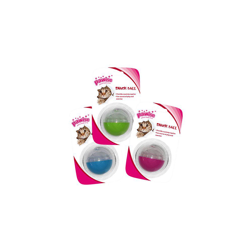 Imazo  Pawise Godbidsbold   Ass  Farver    Cm Katte   Hundelegetøj Cat Toys Spar Stort På Alt Til Dit Kæledyr Op Til 50