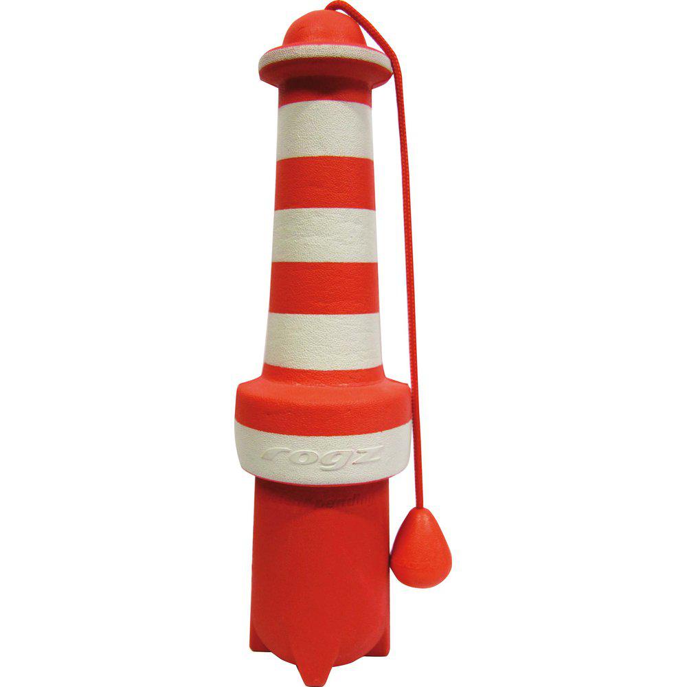 Imazo  Rogz Lighthouse 25cm Flydende Hundelegetøj Hundelegetøj Robust Gummi Alt Til Hunden