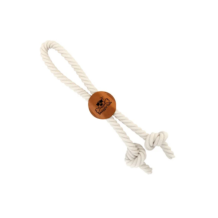 Swaggin Tails Knotted Rope Medalion Hundelegetøj  40 Cm
