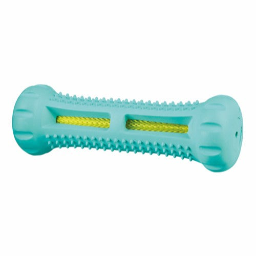 Trixie Dentafun Funstick Hundelegetøj Masserer Tandkød  Naturgummi  14cm  Med Mintsmag  God Til Hvalpe