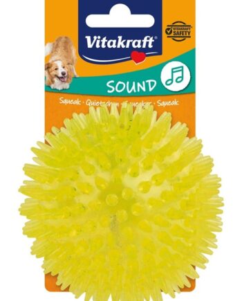 Vitakraft Pindsvinebold Til Hunde   Tpr Med Pivelyd 10cm