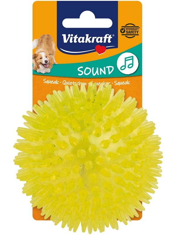 Vitakraft Pindsvinebold Til Hunde Tpr Med Pivelyd 10cm