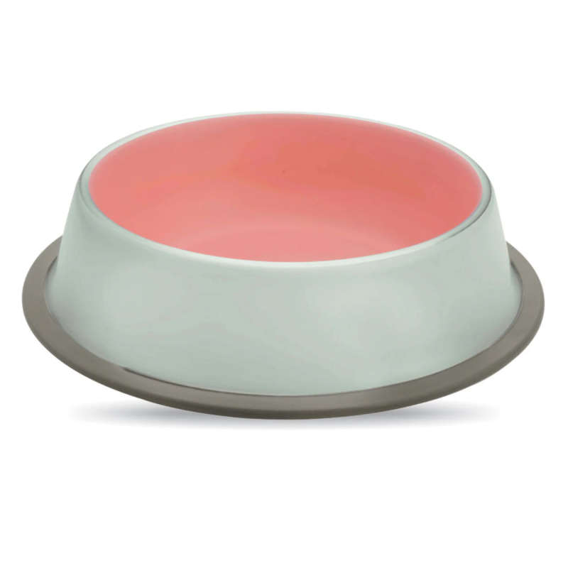 Zaara Super Lækker Metalskål White Pink 85l