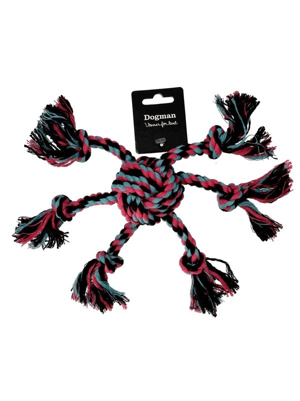 Dogman Hundelegetøj Reb Edderkop 28cm