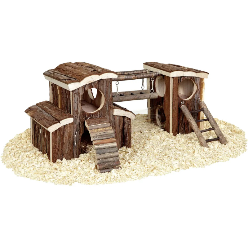 Hamsterlegeplads   Træ  45     17   20 Cm