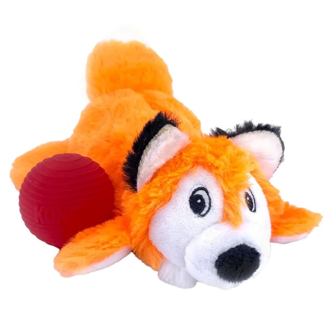 Imazo Kong Cozie Pocketz Fox Legetøj Med Aftagelige Pivbold Hundelegetøj Plys Alt Til Hunden