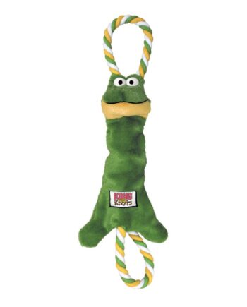 Imazo  Kong Tugger Knots Frø Hundelegetøj     39cm Hundelegetøj Polyester Quot Quot Plys Quot Quot Reb Spar Stort På Alt Til Dit Kæledyr Op Til 50