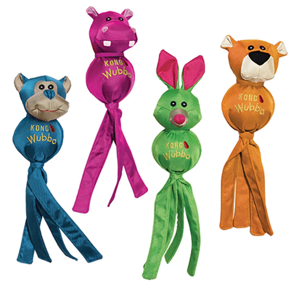 Kong Wubba Ballistic Friends Hundelegetøj Ass Modeller For Hunde
