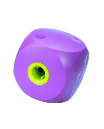 Kruuse Buster Food Cube Purple Treat-dispensing Slow Feeder Toy