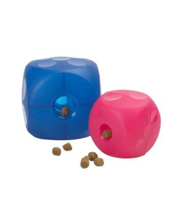 Kruuse Buster Soft Cube Magenta Soft Fabric Treat Toy