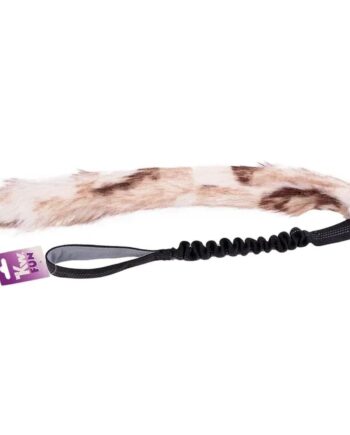 Kw Fun Bungee Legetøj Med Pels Interaktivt Træklegetøj Til Hund