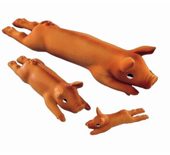 Latexlegetøj Gris   24cm  Hundelegetøj  Latex Legetøj Til Hunde Med Lyd  Slidstærkt Og Sjovt