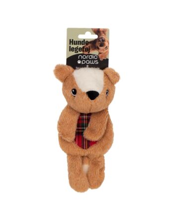 Meldgaard  Nordic Paws Knitre Bamse  20cm Hundelegetøj Hundelegetøj Polyester Spar Stort På Alt Til Dit Kæledyr Op Til 50