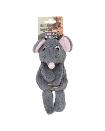 Nordic Paws Knitre Mus  20cm Hundelegetøj For Hunde