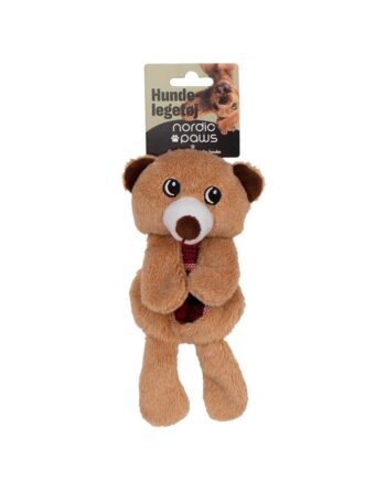 Meldgaard  Nordic Paws Knitre Plysbamse  20cm Hundelegetøj Hundelegetøj Polyester Spar Stort På Alt Til Dit Kæledyr Op Til 50